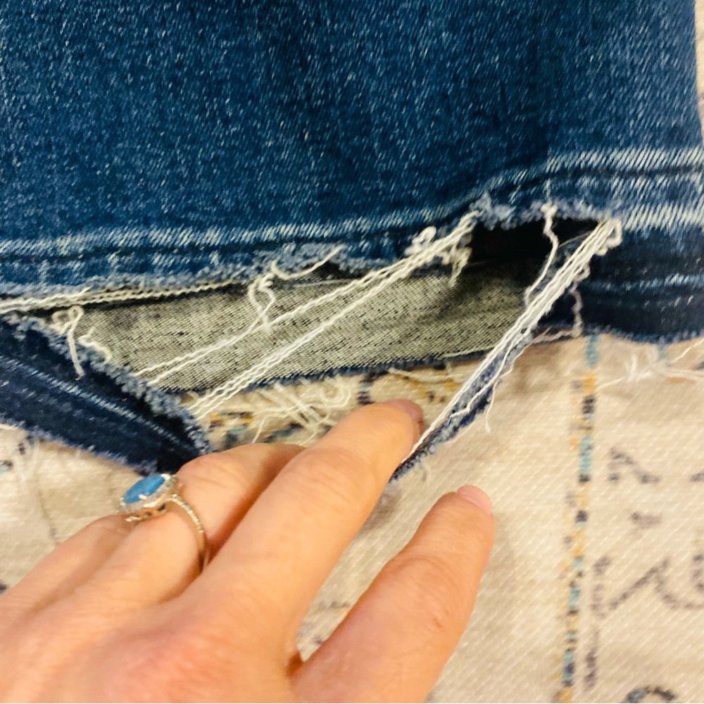 HUDSON Jade Jeans Mid Rise/High Rise Loose Fit Distressed - Picture 9 of 9
